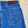 SOLD: Anglo Italian dark wash denim jeans Tag 33x30 Actual 33x29