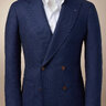 Spier & Mackay Double Breasted Navy Twill Sportcoat 42 R Slim