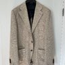 ***SOLD*** Spier and Mackay Sand Herringbone Linen Wool Sport Coat (40R Contemporary)
