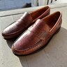 Allen Edmonds Cavanaugh Oxblood Loafers - 11D