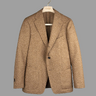 SOLD - Drake's Wheat Herringbone Jacket - Size 44
