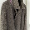 Magee Donegal Tweed Corrib Quilted Raglan Overcoat