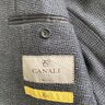 Canali Kei 42/44 (tagged EU 54) - Gray & Blue Soft Construction Sport Coat