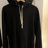 Merz b. Schwanen black 382 Men's Loopwheeled Hoodie for sale