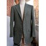 *SOLD* SARTORIA PARTENOPEA made for Doriani green barleycorn wool sport coat - 46R