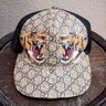 Gucci Tigers GG Supreme Monogram Hat Size XL