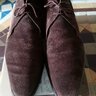 Church's Custom Grade Handmade Dark Brown Suede Chukka Desert Boots Shoes 9 UK