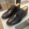 Carmina Longwing Derby in Burgundy Shell Cordovan - US 11D