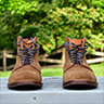 Alden x Brick+Mortar "Marvaments" Snuff Suede Straight Tip Boots, 9.5E (Grant)