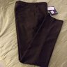 INCOTEX Venezia 1951 Made in Italy Brown Cotton Flat Front Chinos NWT 56 (38 US)