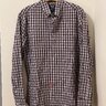 Gitman Vintage x Frans Boone "John" Japanese woven check, Red/Black/White, Size L