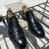 Allen Edmonds black shell cordovan Park Avenue