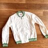 Runabout Goods x Brycelands - Stadium Jacket - White/Green Medium