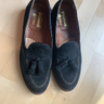 Alden Black Suede Tassel Loafer 9.5