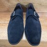 New A.Testoni Suede Monk Shoes