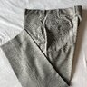 (SOLD) Dapper Classics Light Grey Hopsack Trousers. Made by Hertling.