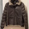 Ten C Shearling Hooded Jacket/Liner, Size 52, Brown (Rare)
