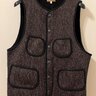Wythe Brown's Beach Cloth Vest, Marled Brown, Size XL