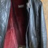 Massimo Sforza Leather Bomber Jacket With Fur Lining