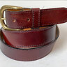 SOLD: Horween Color 8 Shell Cordovan 1-piece Belt
