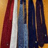 Ties: Charvet, Hober, Dormeuil, etc.