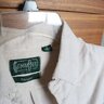 Gitman Vintage Thermal Buttondown Shirt in Snow Size Small