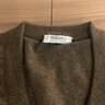 Rubato V-Neck Sweater Brown 100% Wool XXL