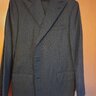 LNWOT RLPL 100% CASHMERE SUIT GRAY 40-42 R