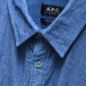 APC Herringbone Denim Chambray Georges shirt