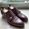 Vass Double Monk in Plum UK7 US8 EU41