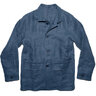 En Passant J.Mueser Heavy Linen reader's jacket 36 marine blue