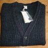 GRP Heavy Ribbed Brushed Wool Cardigan Tg.II/XS/36