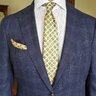 Sold-Boglioli Milano Navy Plaid Wool Suit US 42R Made In Italy