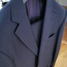 SOLD! MIDNIGHT NAVY ZEGNA SUIT, HIGH RISE, US40R/EU50R