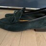 Baudoin & Lange Sagan String Loafers Dark Green Size EU39