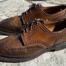 Ralph Lauren Marlow Crockett & Jones Shoes Shell Cordovan SWB US 10.5