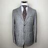 MORE PRICE DROP! NWT INTELATO NAPOLI ENTIRELY HANDMADE GRAY POW FRESCO WOOL SUIT 38 40/48