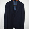 Drake's navy blue wool tweed sport coat