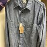 orSlow Chambray Work Shirt, Size 5, NWT