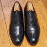 SOLD Meermin black reverse stitched captoe oxfords size 7UK/8US