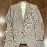 Brunello Cucinelli Suede Elbow Patch 3/2 Sport Coat 50 EU Cashmere Wool Mohaie