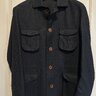 EIDOS: Ragosta Field Jacket in Navy Wool size 50