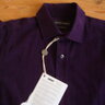 RLBL-Italy Baby Cord 100% Cotton Shirt; Dark Purple, 15/S