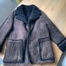 [SOLD!!] Men's $8,365 PRADA Brown Black Luxury Dyed Sheep Fur Leather Jacket US42 IT52 L LARGE