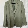 Drake‘s Mk.II Games Blazer Sage Green Cotton Linen, Sz. 42