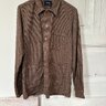 Drake's Overshirt/Chore Jacket Houndstooth Cotton, Size L