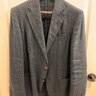 Drake Navy Linen (easyday) sport coat - 40R