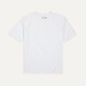 NWT Drake's Of London White Cotton Crew Neck Hiking T-Shirt Size 40
