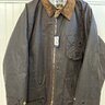 SOLD | NWT Drake’s Waxed Coverall Jacket Sz 42 Rustic Brown