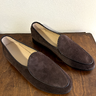 Custom made Suede Italian loafers - 43 EU/ 10 US